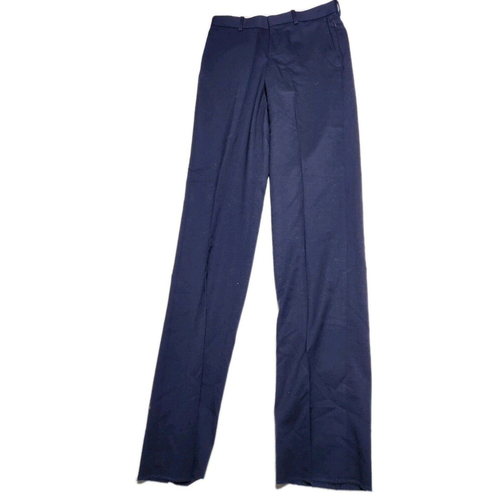 Nordstrom Tech-Smart Trim Fit 28W Blue Unhemmed Pants